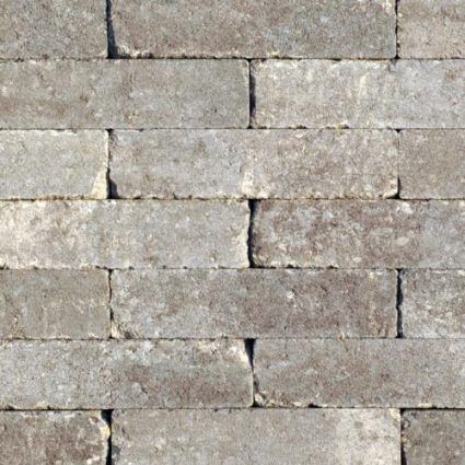 Excluton - Waalformaat Getrommeld - 20x5x7cm - Grigio