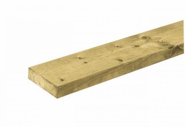 Carpgarant - plank geimpregneerd  vuren - 1,8x7x300cm