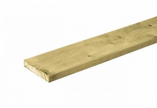 Carpgarant - plank geimpregneerd  vuren - 1,8x9,5x480cm