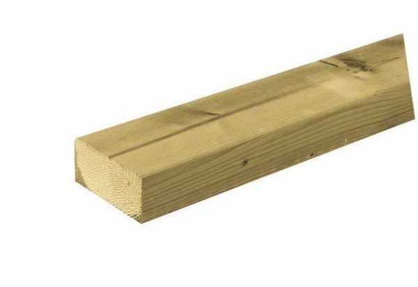 Carpgarant - regel geimpregneerd  vuren - 4,5x9,6x480cm