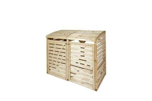 Carpgarant - Vuren containerberging dubbel 131x80x81cm