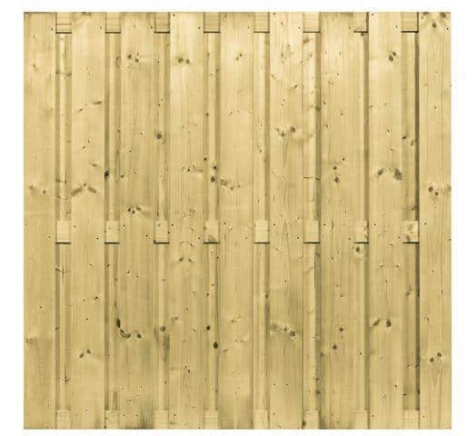 Carpgarant - Schutting 17 planks Recht - 180x180cm