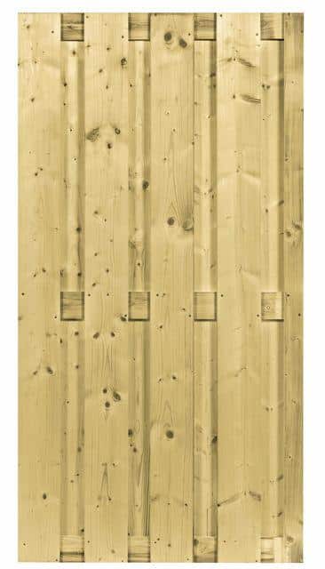 Carpgarant - Schutting 17 planks Recht - 180x90cm Horizontaal