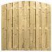 Carpgarant - Schutting 17 planks vlak met toog - 180x180cm
