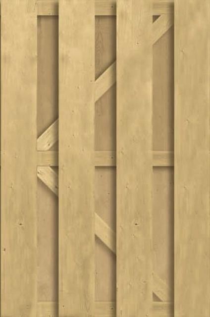 Carpgarant - Tuindeur Ruw XXL 180x115cm vuren met brede planken