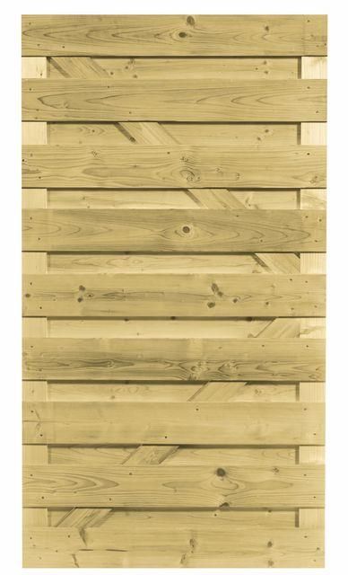 Carpgarant - Tuindeur 180x100cm vuren horizontaal