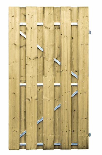 Carpgarant - Tuindeur met stalen frame en rechtsdraaiend - 123 Sierbestrating
