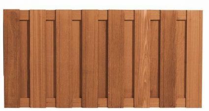 Carpgarant - Schutting Bangkirai recht 15 planks - 180x90cm