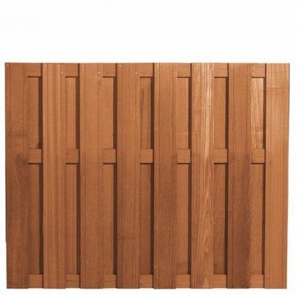 Carpgarant - Schutting Bangkirai recht 15 planks - 180x150cm