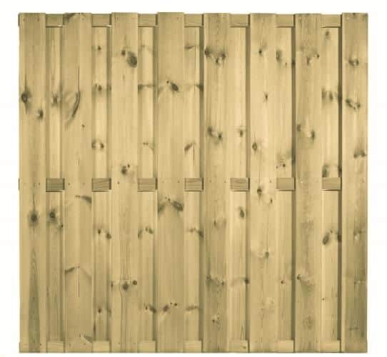 Carpgarant - Schutting grenen 180x180cm 15 planks