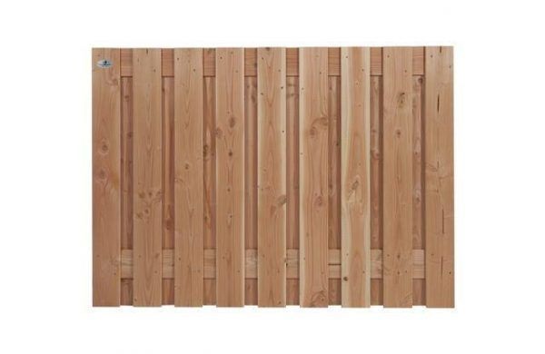 Onregelmatigheden Instrument ZuidAmerika Carpgarant - Schutting Douglas geschaafd 17 planks - 180x130cm - 123  Sierbestrating