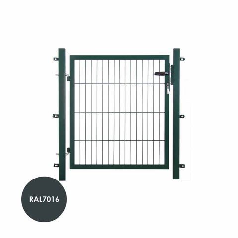 Carpgarant - Stalen tuinpoort enkel antraciet - 120x100cm