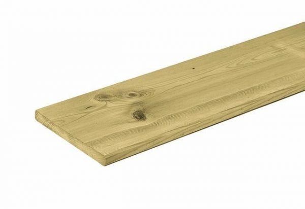 Carpgarant - plank geimpregneerd  vuren - 1,6x14x300cm