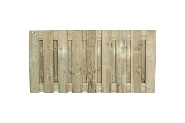 Carpgarant - Grenen Scherm bij beton 19 planks - 90x180cm