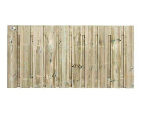 Carpgarant - Grenen Scherm beton 21 planks - 90x180cm