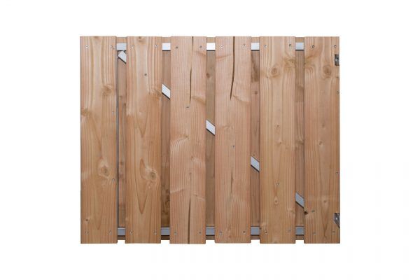 Carpgarant - Douglas poort Geschaafd stalen frame 80x100cm