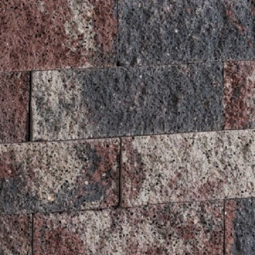Kijlstra - Splitrock hoek muurelement - 11x13x29 cm - tricolore