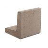 Excluton - L element - 40x40x40 cm - grijs