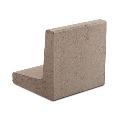 Excluton - L element - 40x40x40 cm - grijs