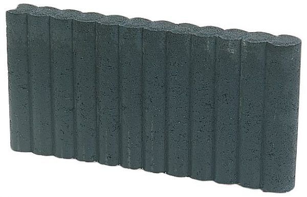 Excluton - Minirondo zwart - 6x25x50 cm - antraciet