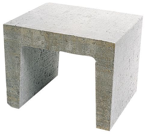 Excluton - U elementen - 40x40x50  cm - grijs