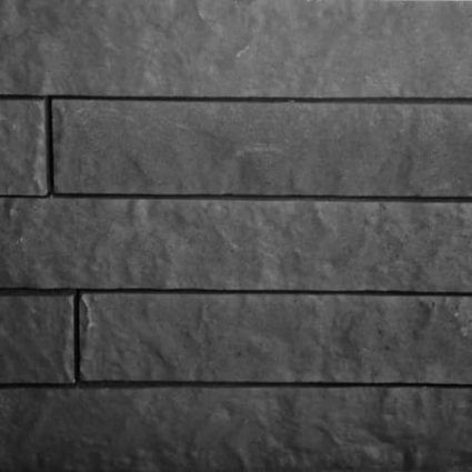 Excluton - Linia Rockface Stapelstenen - 10x15x60 cm - Nero