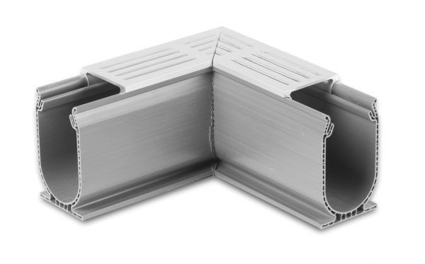 Excluton - King-Fix Ultra Drain silverline - hoekstuk