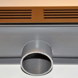 Excluton - King-Fix Ultra Drain Blackline - zij afvoer, Black