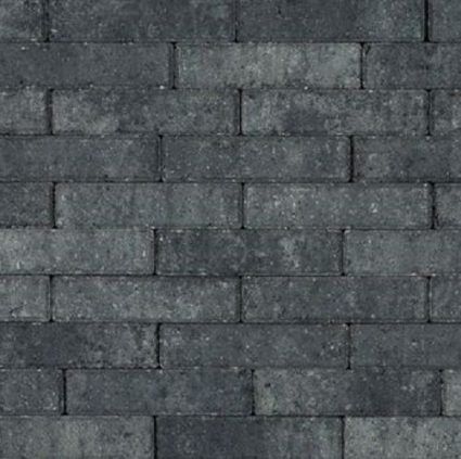 Kijlstra - Waalformaat bestrating - 6cm - Grijs/Zwart
