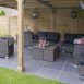 keramiek tuintegel - 60x60x3 cm - Ardesia Grigio