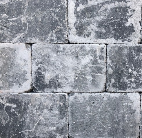 Kijlstra - getrommelde bestrating 20x30x5 cm - grijs/zwart