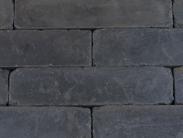 Kijlstra - Linea muurelement getrommeld -15x15x60 cm - antraciet