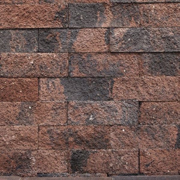 Kijlstra - Splitrock hoek muurelement - 11x13x29 cm - bruin/zwart