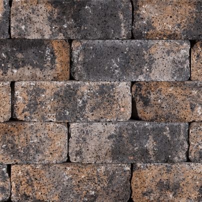 Kijlstra - Splitrock hoek muurelement getrommeld - 11x13x29 cm - grigio camelo