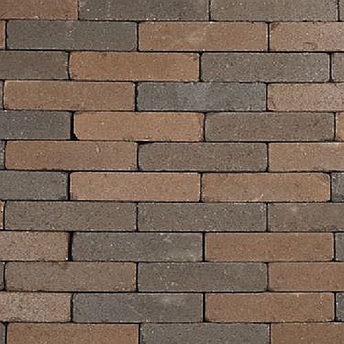 Kijlstra - getrommelde bestrating  waalformaat 7  cm - bruin/zwart