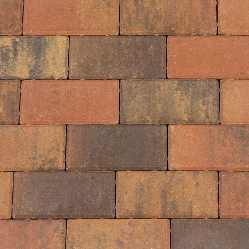 Kijlstra - Betonklinker half - 8cm - Bruin GV