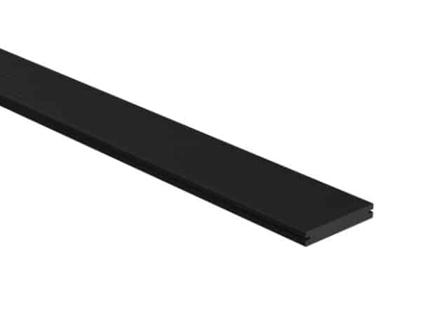 Carpgarant - Vlonderplank massief antraciet zwart - 300x14x2,3cm
