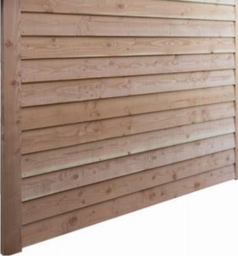 buffet compromis Slip schoenen Wand douglas Zweeds Rabat - achterwand 300 cm - 123 Sierbestrating