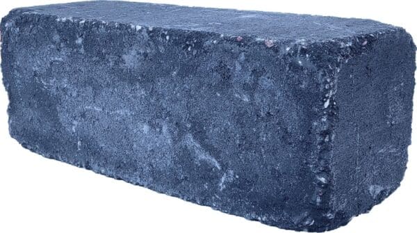 Kijlstra - Linea muursteen - 15x15x30 cm - antraciet getrommeld
