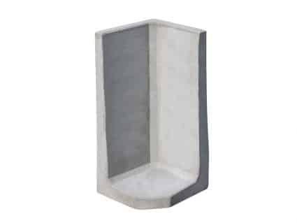 Diephaus - L element hoekstuk - 100x50x50x7 cm - Grijs