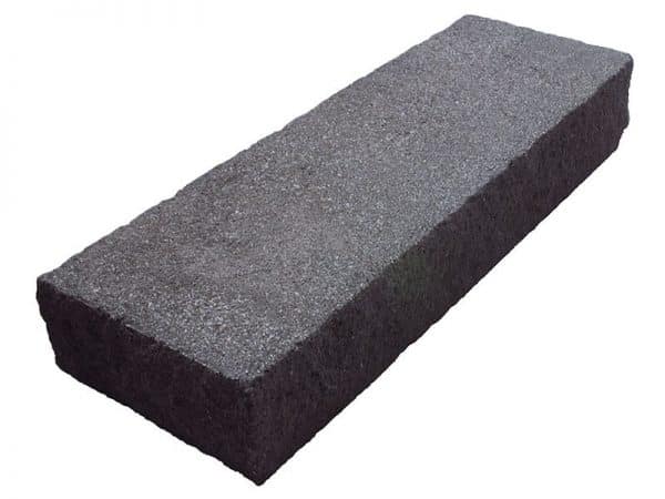 Diephaus - Traptrede siola  zonder kant bewerking - 112,5x34,5x15 cm - Zwart