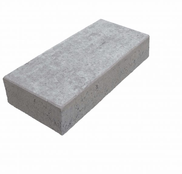 Diephaus - Traptrede block level grijs - 75x35x15 cm - Grijs