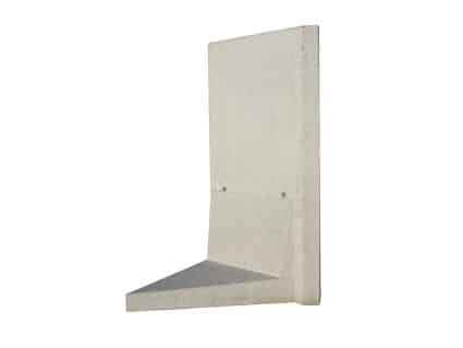 Diephaus - L element gewapend hoekstuk - 80x100 cm - Grijs