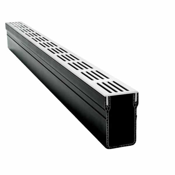 Michel Oprey - Aquadrain Grey Grating 100x10x6,5 cm  grijs