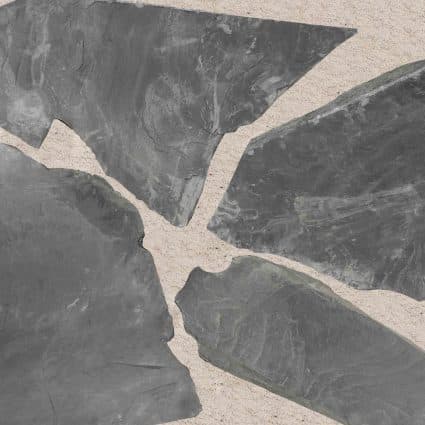 Michel Oprey - Leisteen flagstones Ultra - 3-4 cm - zwart