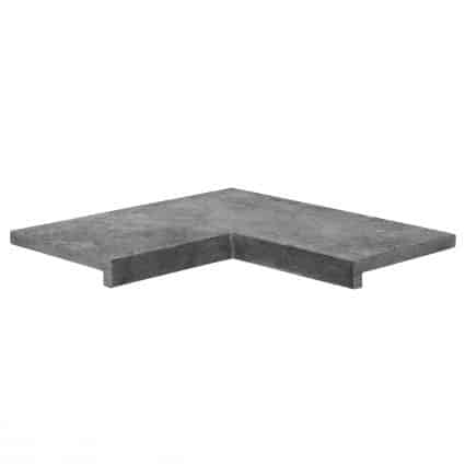 Michel Oprey - Zwembadrand Kalksteen Spotted binnenhoek - 60/30x60/30x5/2,5 - blauw