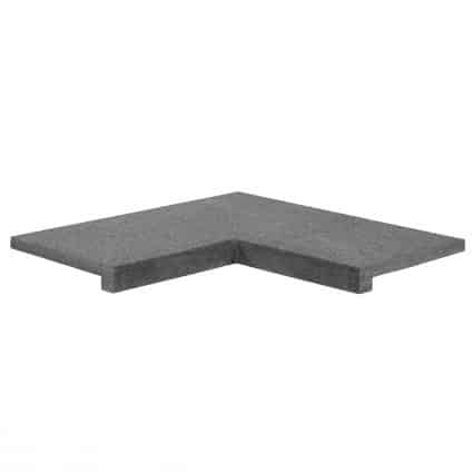 Michel Oprey - Vijverrand Graniet Tibet Dark binnenhoek - 60/30x60/30x5/2,5 - grijs
