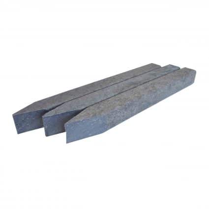 Michel Oprey - Opsluitband Kunststof Ecoborder® Paal - 40x4x4 cm - grijs