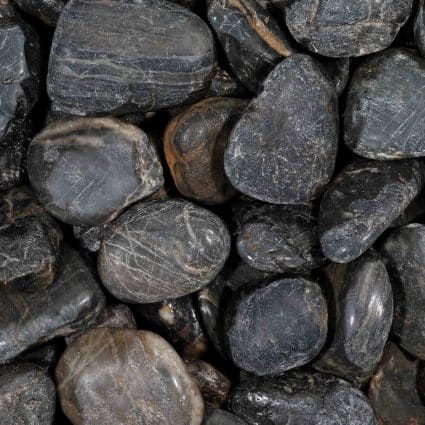 Michel Oprey - Siergrind Glitter Stone Black - 50-80 mm - zwart  - Zak 20 kg