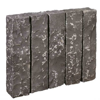 Michel Oprey - Palissade Basalt Vietnamees - 30x12x12 cm - zwart